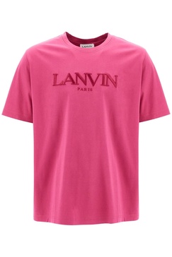 Lanvin T-Shirt With Embroidered Logo Design Men