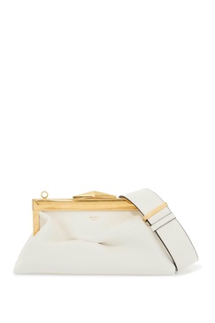 Jimmy Choo Leather Diamond Frame Clutch Women