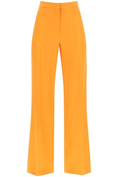 STELLA MCCARTNEY Iconic Beige Flare Pants for Women in Sand-Colored Viscose - SS24 Collection