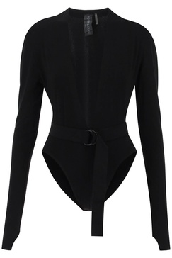 Norma Kamali Bodysuit With Plunging Neckline