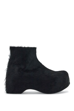 Marni 'Long-Haired Chunky Ankle Boots Women