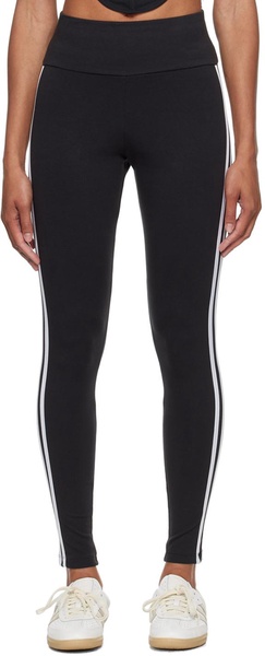 Black 3-Stripes Leggings