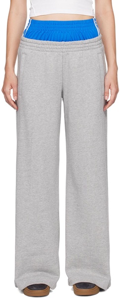 Gray KSENIASCHNAIDER 2-in-1 Track and Sweat Lounge Pants