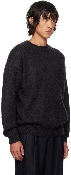 Black Super Kid Mohair Sweater