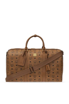 MCM Ottomar All-Over Logo Patterned Zip-Up Holdall