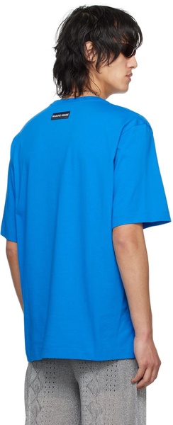 Blue Embroidered T-Shirt