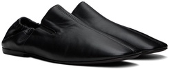 Black Leather Loafers