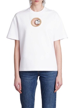 Area Embellished Crewneck T-Shirt