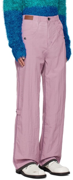 Purple Inside-Out Trousers