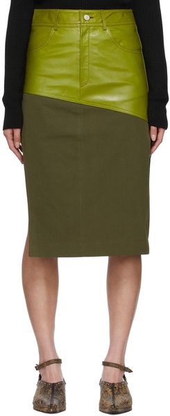 Green Sevilla Midi Skirt