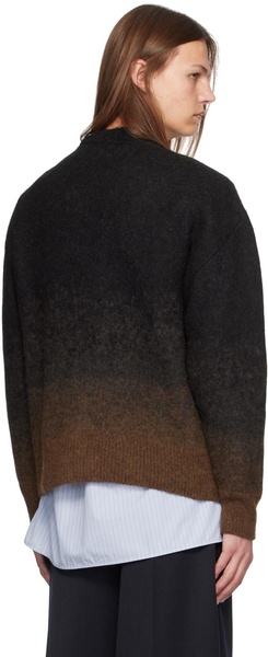 Black & Brown Relaxed Sweater