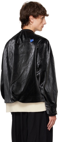 Black Product. 21 Faux-Leather Jacket