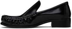 Black Stamped Loafers