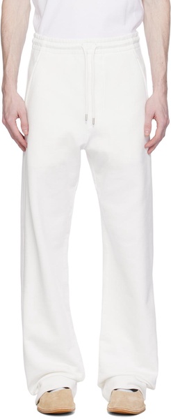 White Drawstring Sweatpants