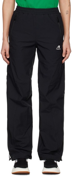 Black Embroidered Trousers