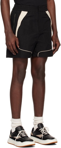 Black Trim Shorts