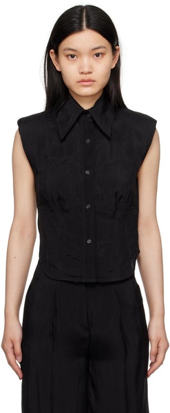 Black Bustier Shirt