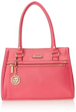 Anne Klein Jazzy Geo Satchel Md-Poppy Mm