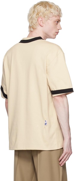 Beige Patch T-Shirt