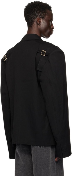 Black Restraint Blazer