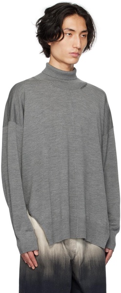 Gray Peter Turtleneck