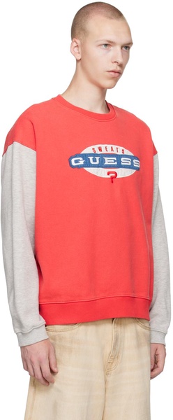 Red & Grey Crewneck Sweatshirt