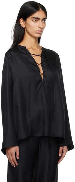 Black Zamia Blouse