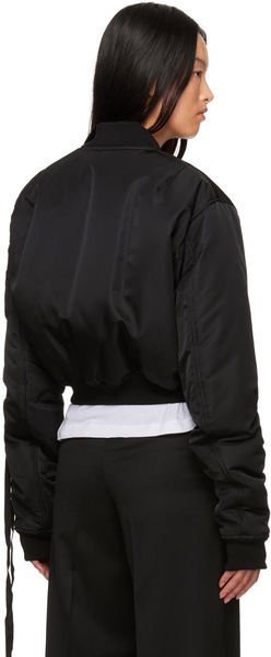 Black Lea Bomber Jacket