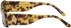 Brown Linda Farrow Edition Mini Marfa Sunglasses