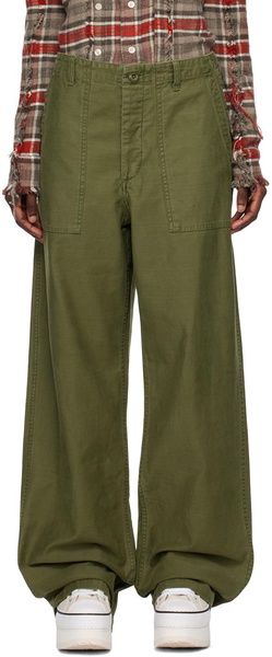 Khaki Utility Trousers