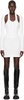 White Modular Corset Minidress