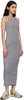 Gray 'The Essential Rib String Tank' Midi Dress