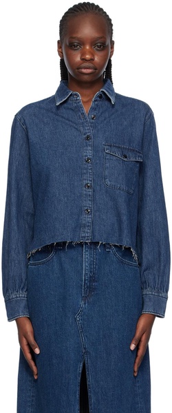 Navy Maxine Denim Shirt