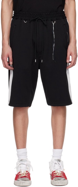 Black Side Line Shorts