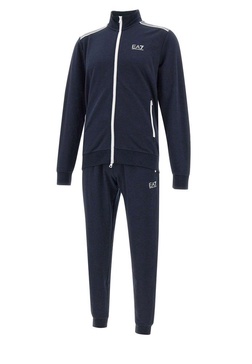 Ea7 Emporio Armani Logo Printed Zipped Track Suit