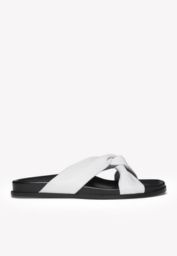 Tresse Bicolour Lambskin Platform Sandals