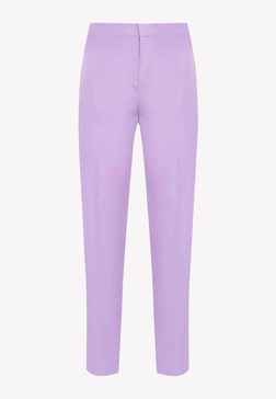 Cropped Slim Tailored Pants