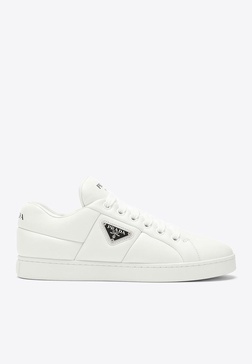 Prada Low White Leather Trainer Women