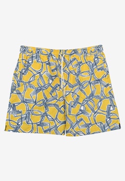 Quincaillerie Equestre Print Swim Shorts