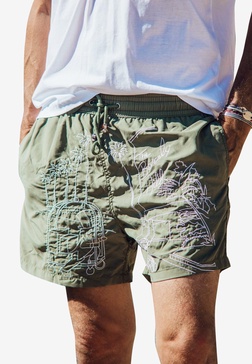 Ermitage Monochrome Beverly Hills Swim Shorts