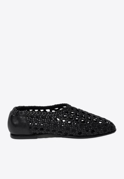 Eden Woven Leather Ballet Flat