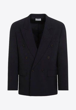 Marri Double-Breasted Wool Blazer