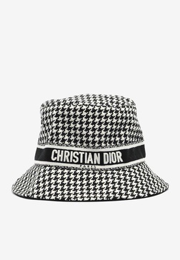 Houndstooth Logo Bucket Hat