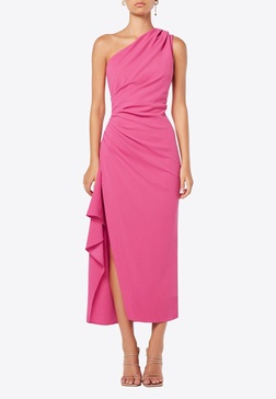 Purdie One-Shoulder Midi Dress