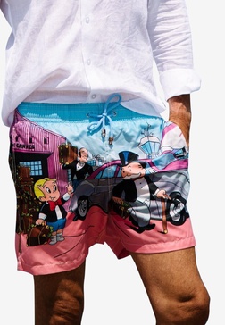 Ermitage Print Cannes Swim Shorts