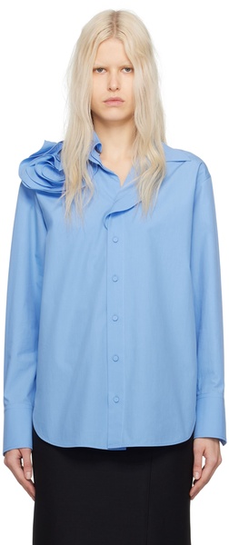 Blue Rose Applied Shirt