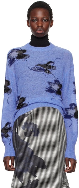 Blue Intarsia Sweater