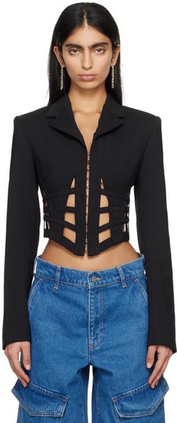 Black Cage Blazer