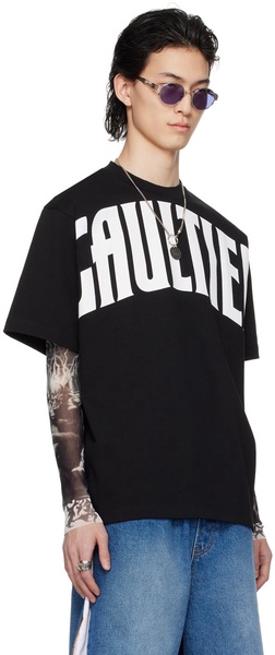 Black 'The Large Gaultier' T-Shirt