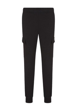 Ea7 Emporio Armani Logo-Printed Elasticated Waistband Cargo Trousers